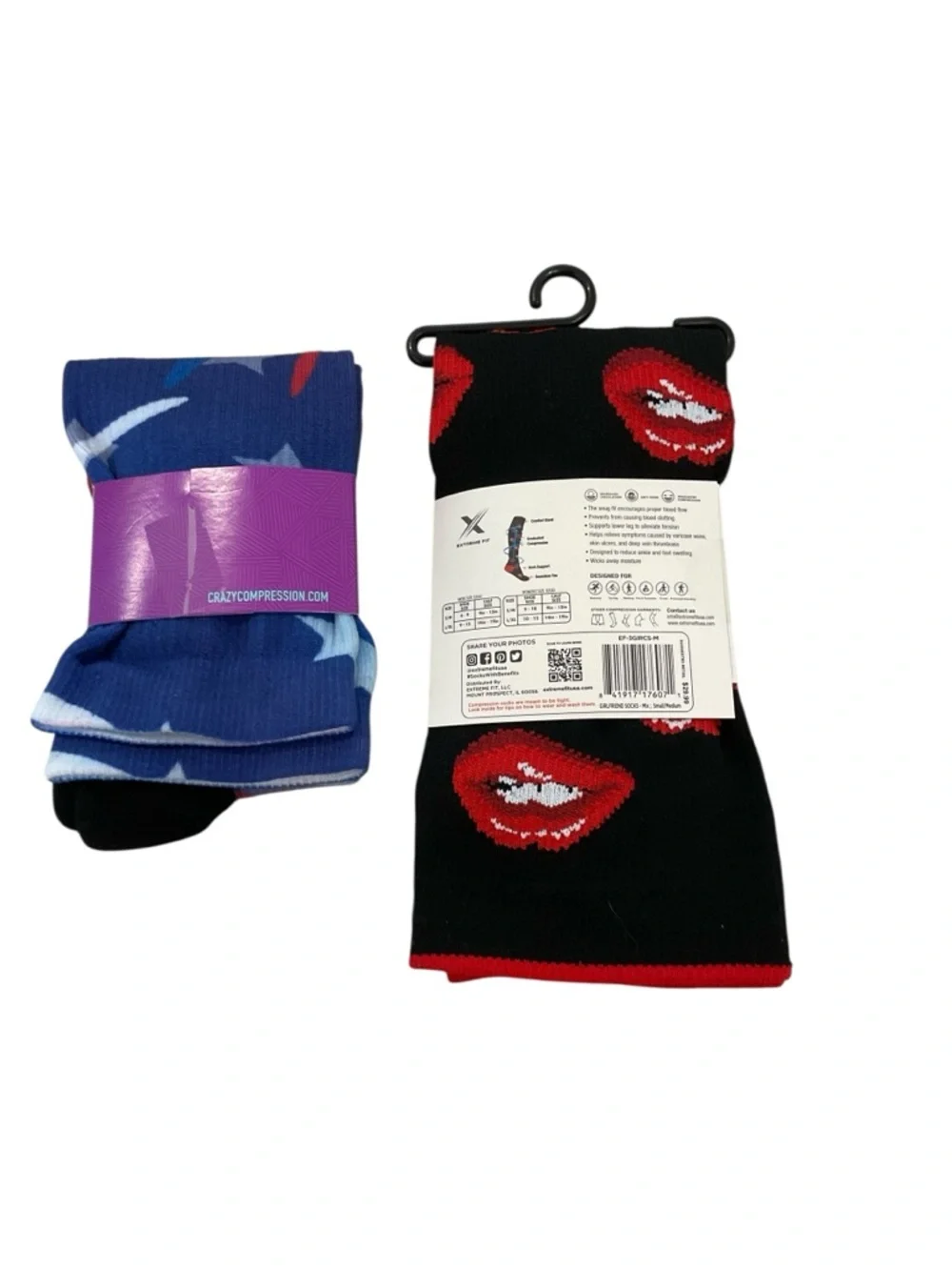 Two pairs of compression socks NWT